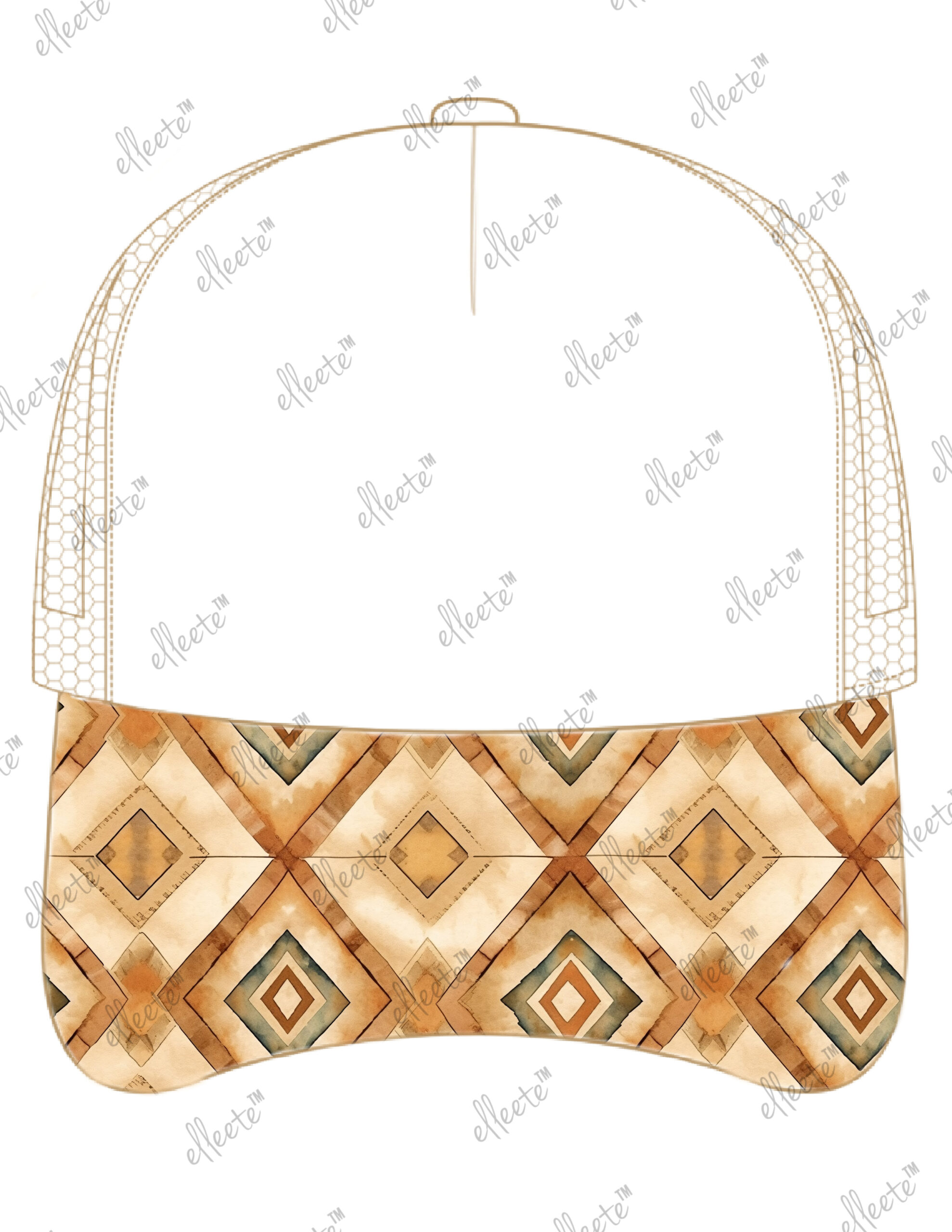 Stock Economy Elleete™️ Hats / 5 Panel Polyester Trucker Hat - Image 11