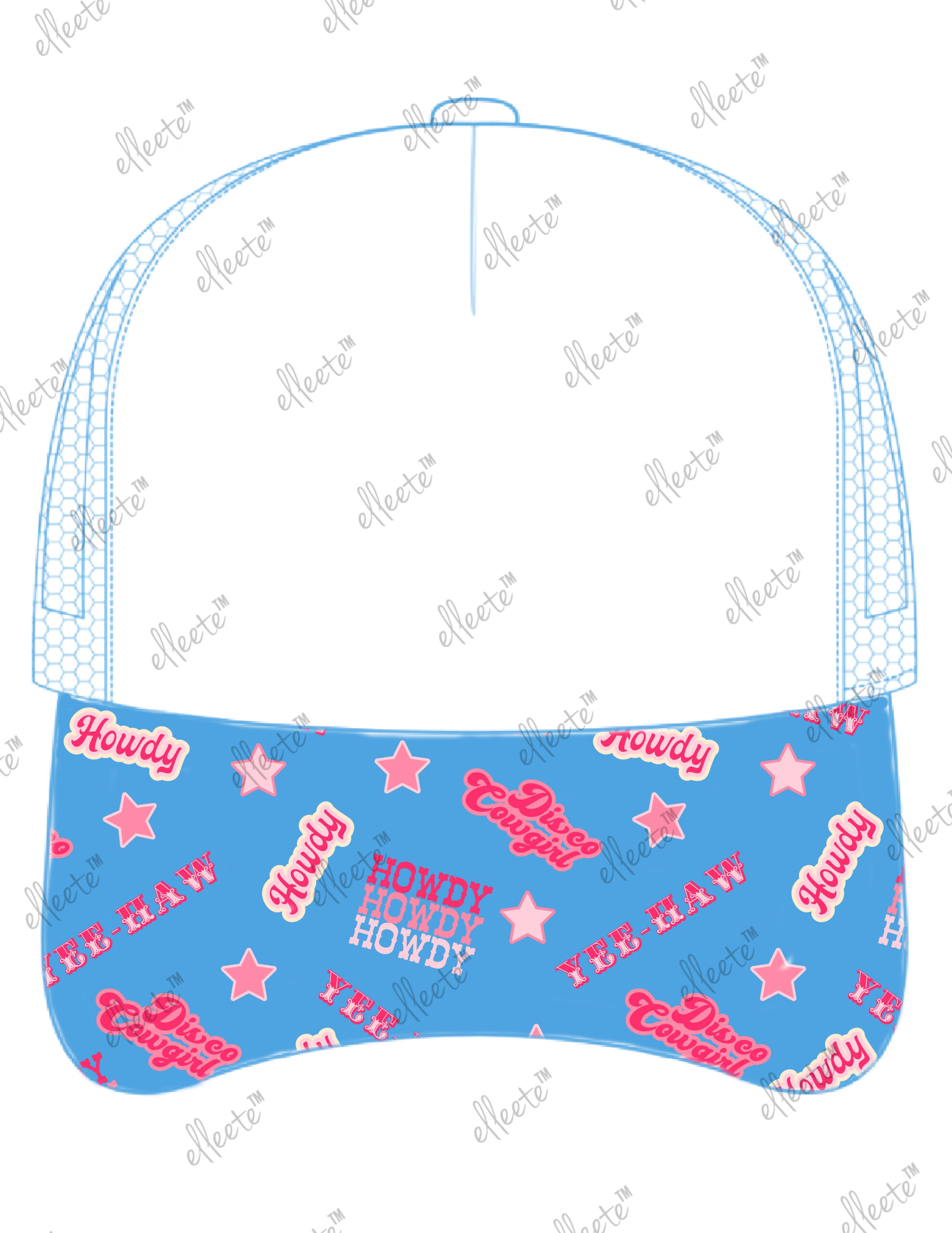 Stock Economy Elleete™️ Hats / 5 Panel Polyester Trucker Hat - Image 21