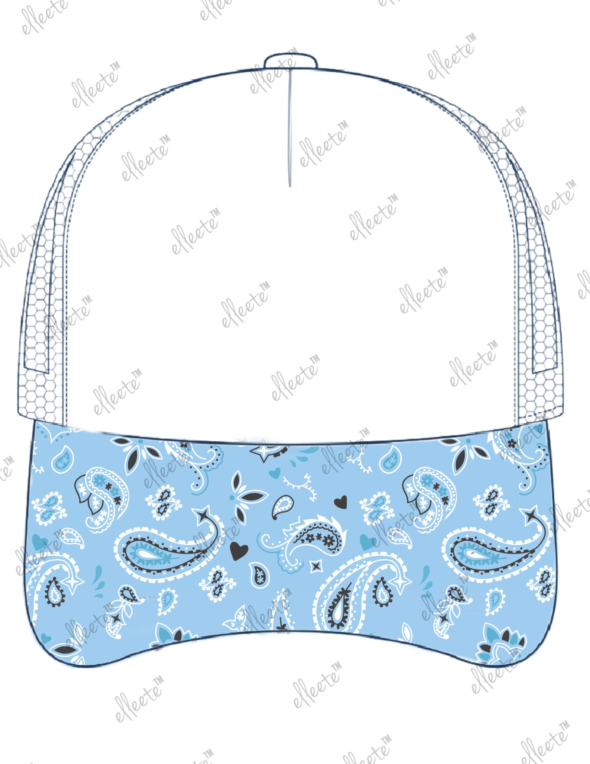 Stock Economy Elleete™️ Hats / 5 Panel Polyester Trucker Hat - Image 27