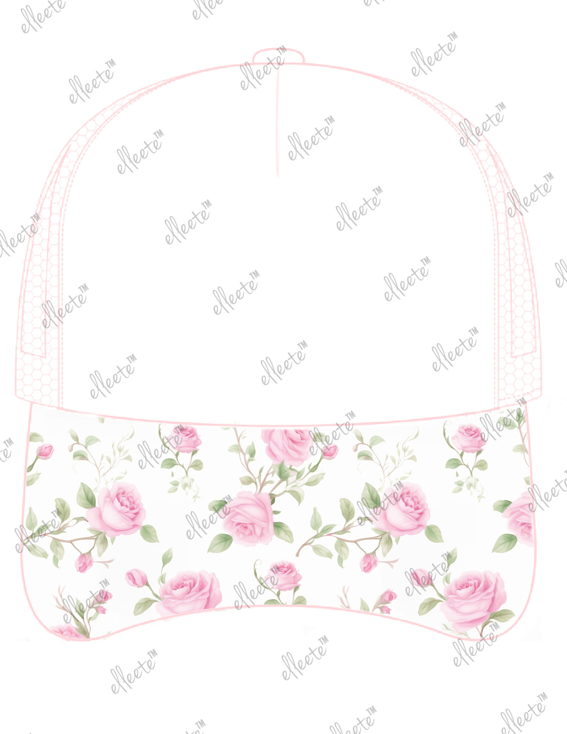 Stock Economy Elleete™️ Hats / 5 Panel Polyester Trucker Hat - Image 2