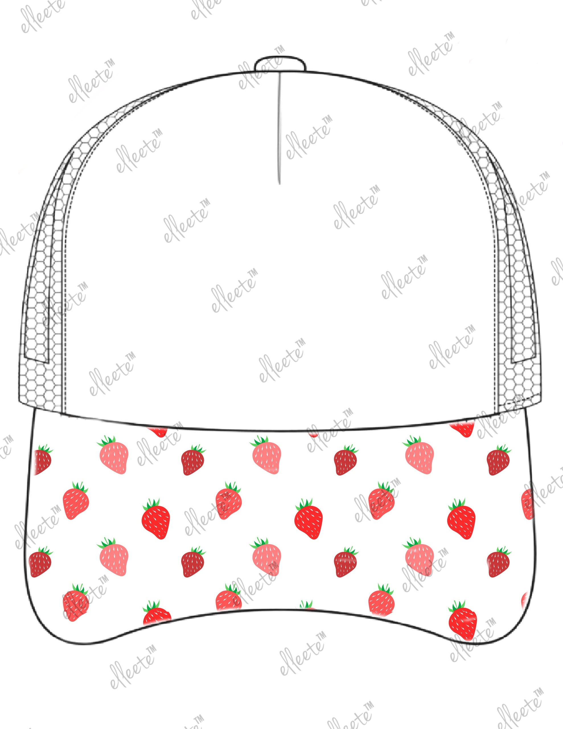 Stock Economy Elleete™️ Hats / 5 Panel Polyester Trucker Hat - Image 12