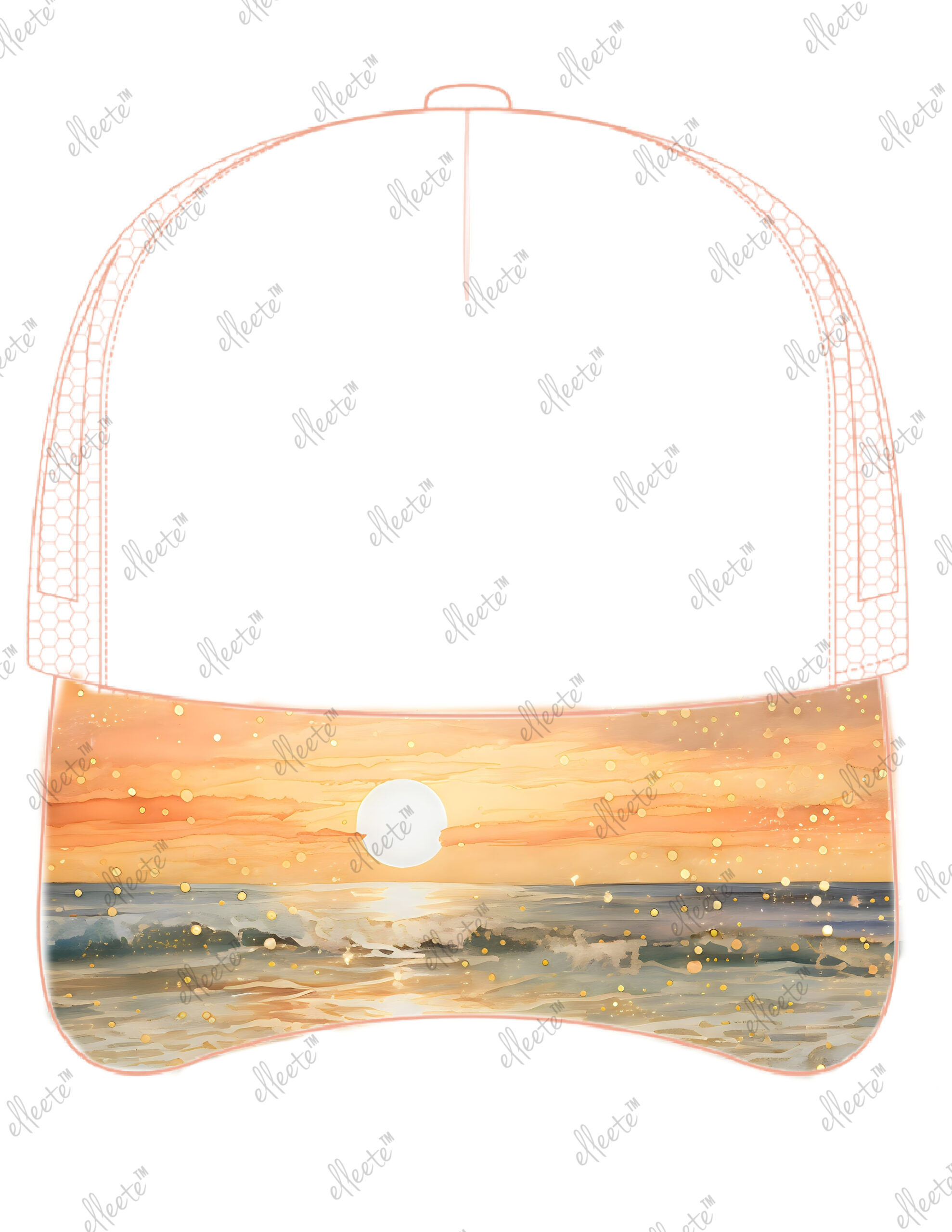 Stock Economy Elleete™️ Hats / 5 Panel Polyester Trucker Hat - Image 16