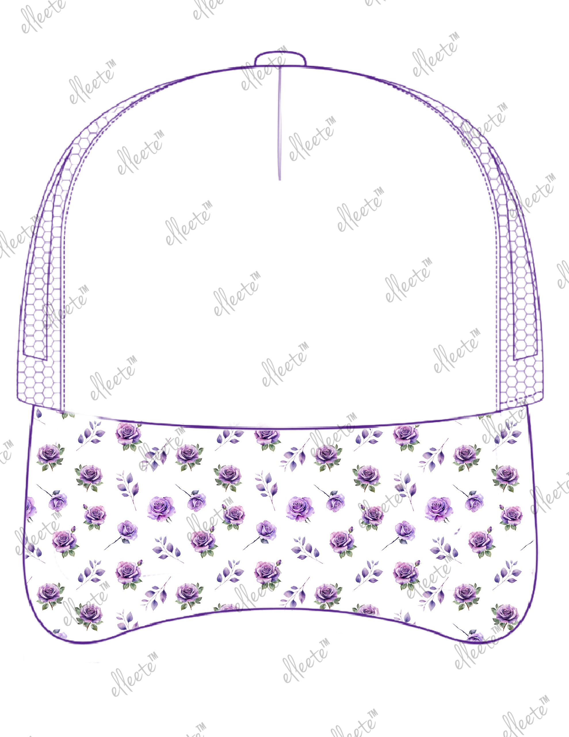 Stock Economy Elleete™️ Hats / 5 Panel Polyester Trucker Hat - Image 7