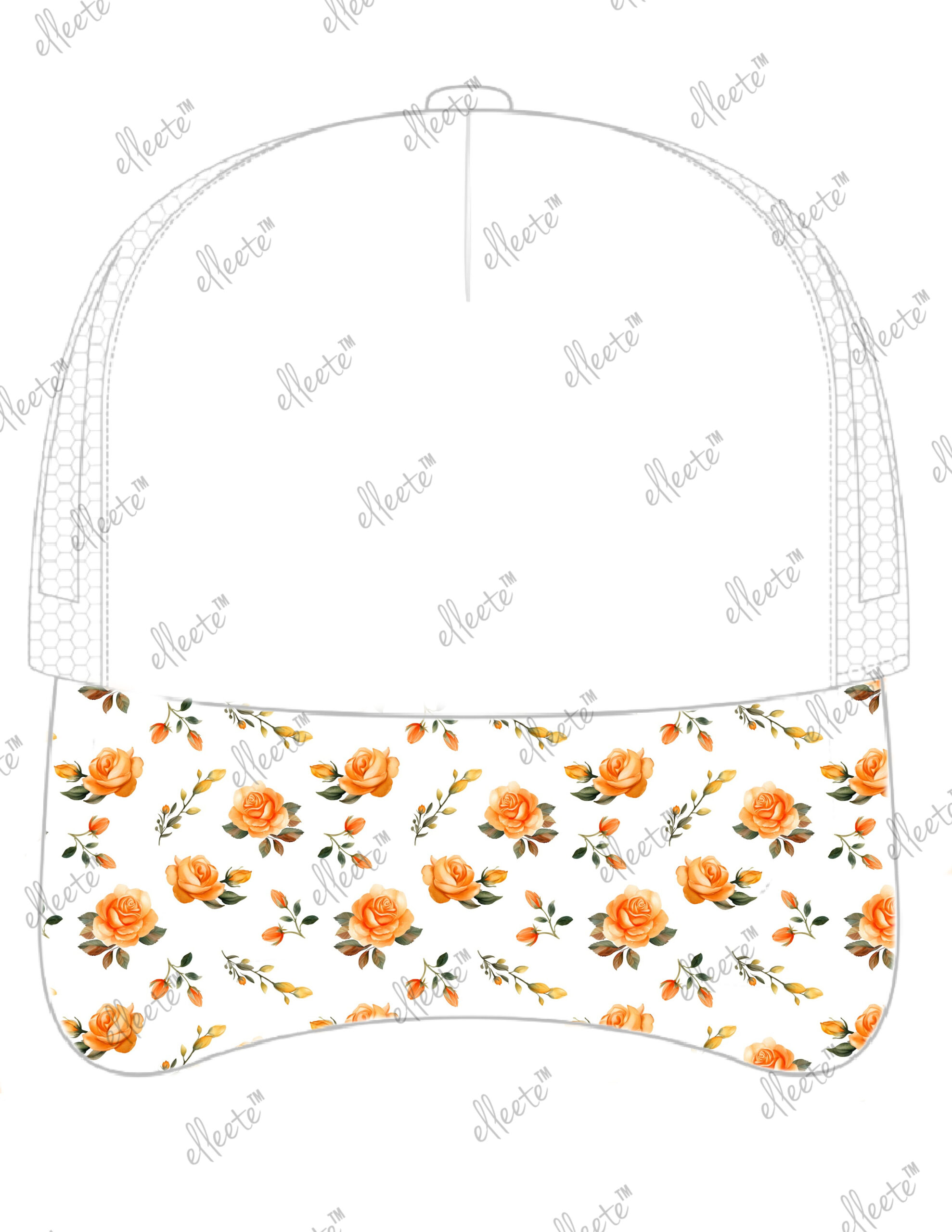 Stock Economy Elleete™️ Hats / 5 Panel Polyester Trucker Hat - Image 6