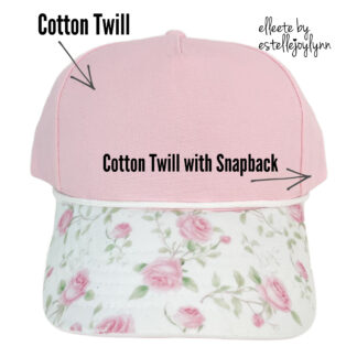 Elleete™️ 5 Panel Cotton Twill Trucker Hat